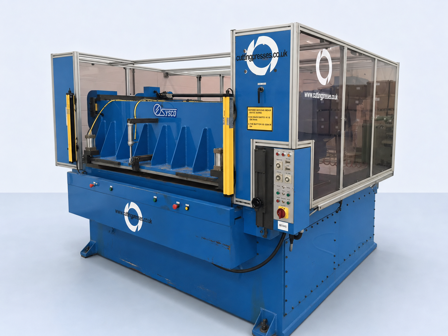sysco-80-ton-receding-beam-press